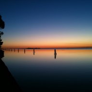 Tramonto su Venezia Lido