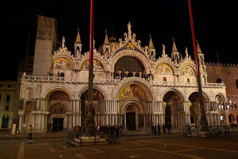 Basilica di San Marco venezia notte 