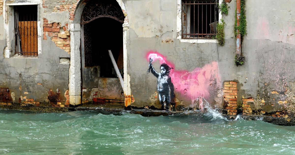 Il Bambino Naufrago di Banksy a Venezia