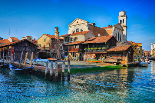 Cantiere delle gondole a Venezia