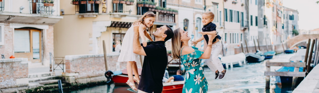 Venezia con la famiglia