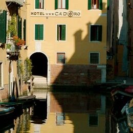 Facciata dell'hotel Ca D'Oro