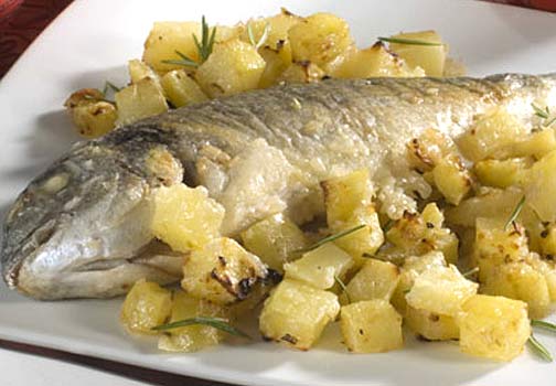 Pesce al forno