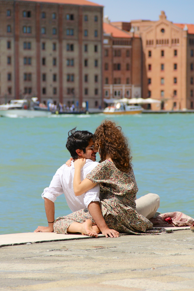 Coppia di fidanzati a Venezia
