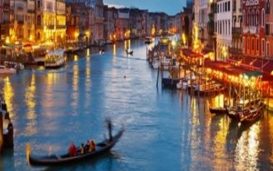 Venezia a dicembre panorama laguna